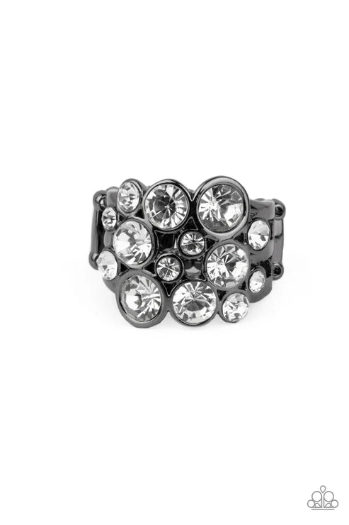 Bubbling Bravado - Black - by Paparazzi