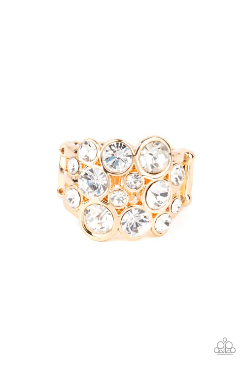 Bubbling Bravado - Gold - by Paparazzi