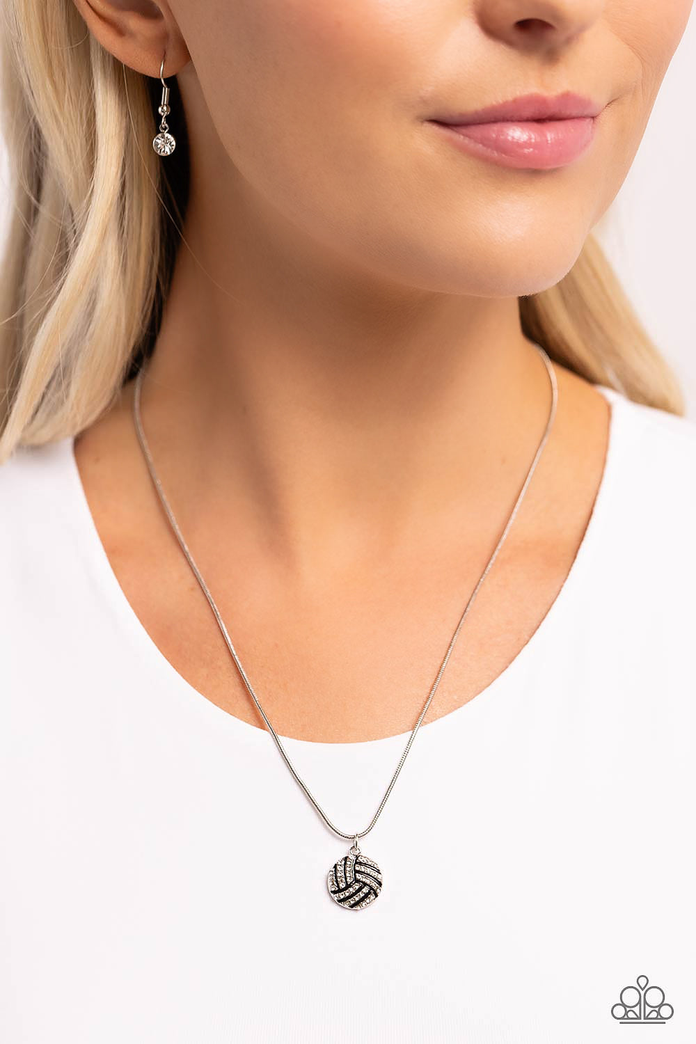 Bump, Set, Shimmer! - White - by Paparazzi