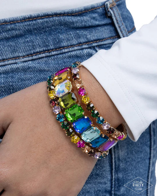 Candescent Caliber - Multi/Gold - by Paparazzi
