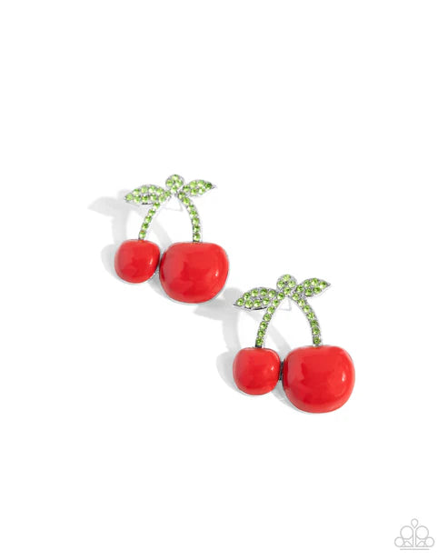 Charming Cherries - Red - by Paparazzi
