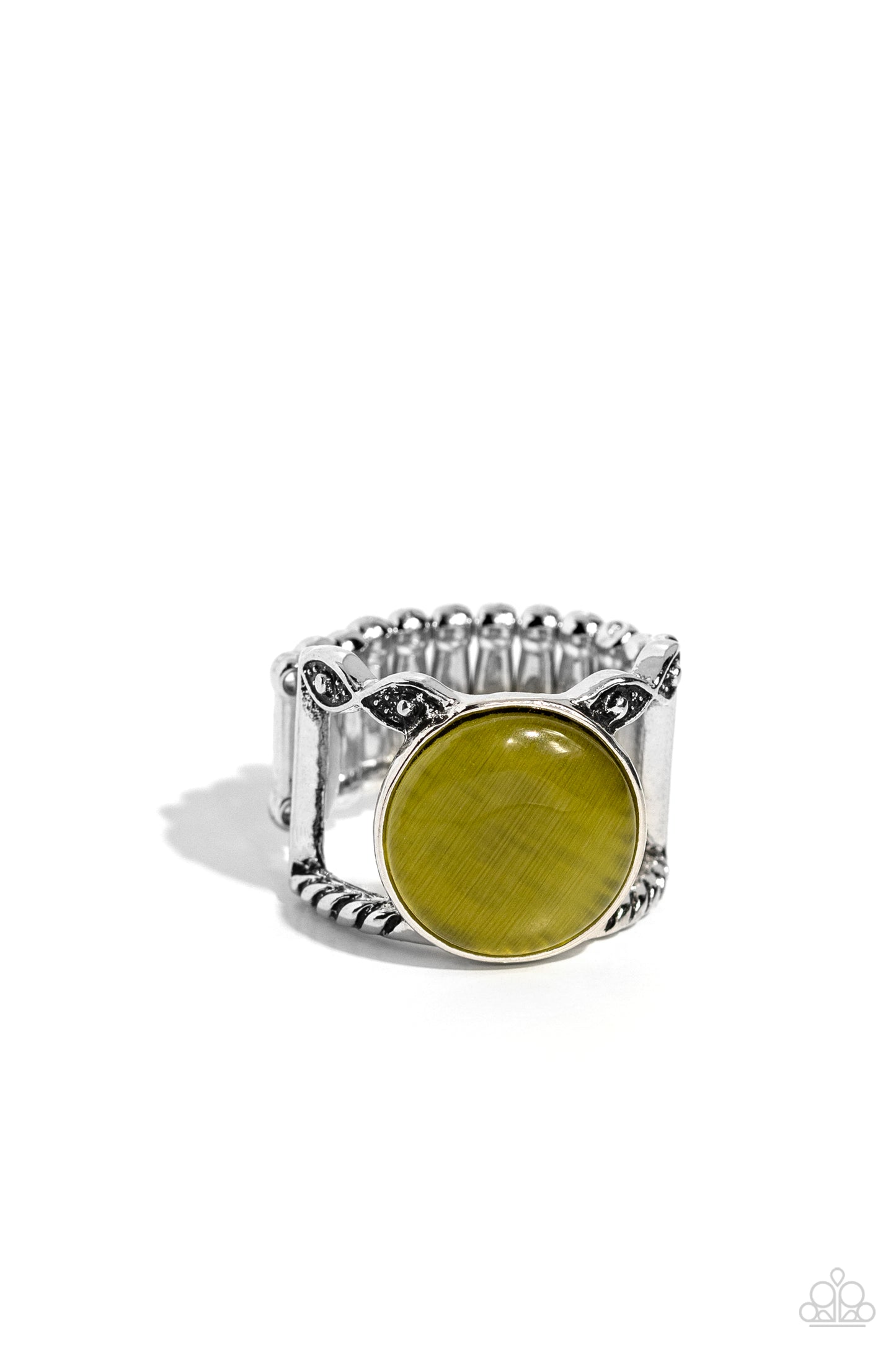 Clairvoyant Cats Eye - Green - By Paparazzi