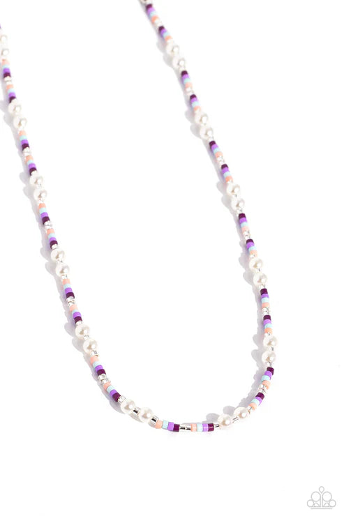 The Colorblock Set - Purple - by Paparazzi