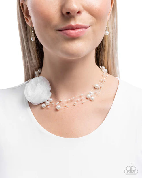 Delicate Debutante - White - by Paparazzi