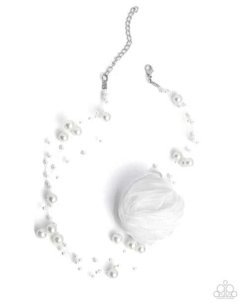 Delicate Debutante - White - by Paparazzi