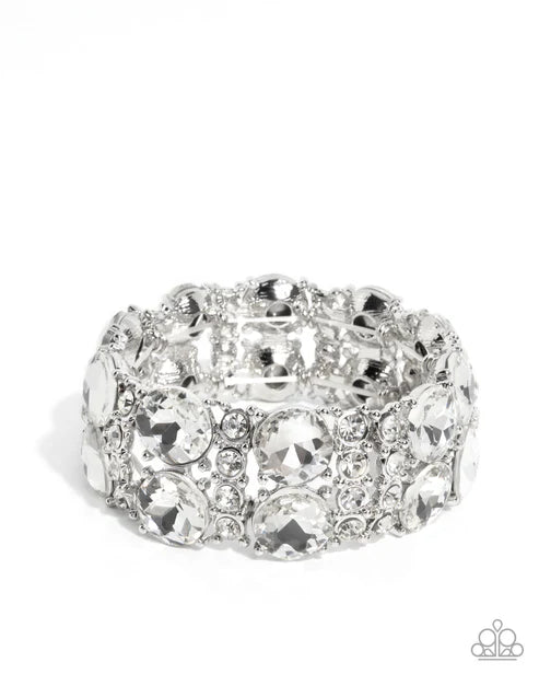 Exact Elegance - White - Life of The Party - by Paparazzi