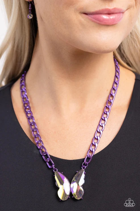 Fascinating Flyer - Purple - by Paparazzi