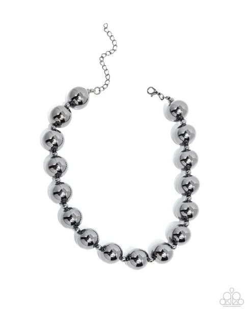 Flattery Will Get You Everywhere - Black - by Paparazzi