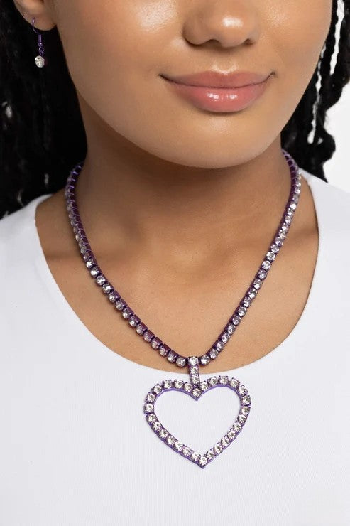 Flirting Fancy - Purple - by Paparazzi
