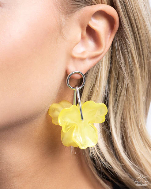 Glassy Garden - Yellow - by Paparazzi
