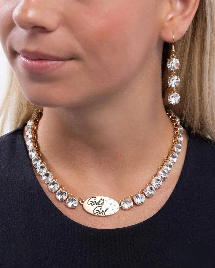 God's Girl - Gold - Life of The Party - Empire Diamond - by Paparazzi