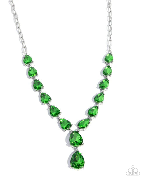 Gratifying Gems - Green - by Paparazzi