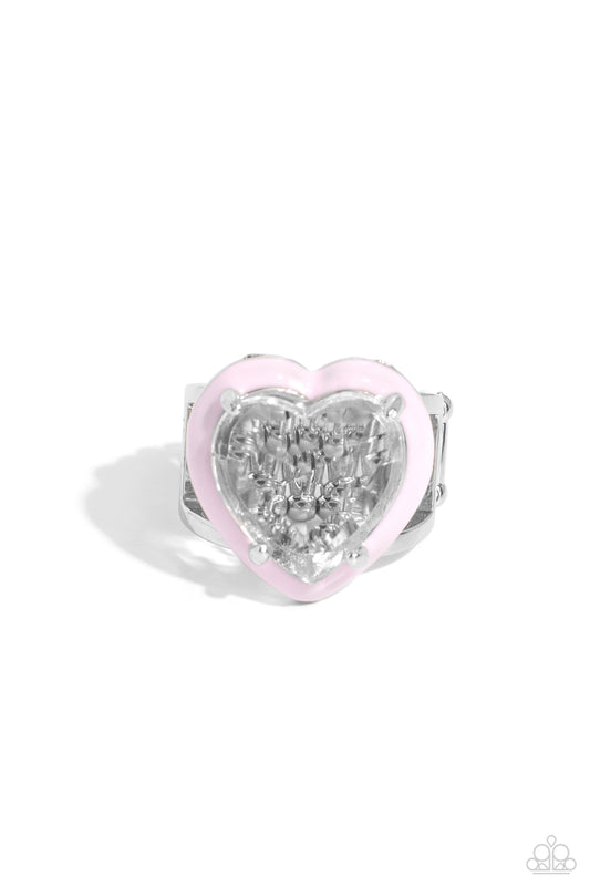 Hallmark Heart - Pink - by Paparazzi