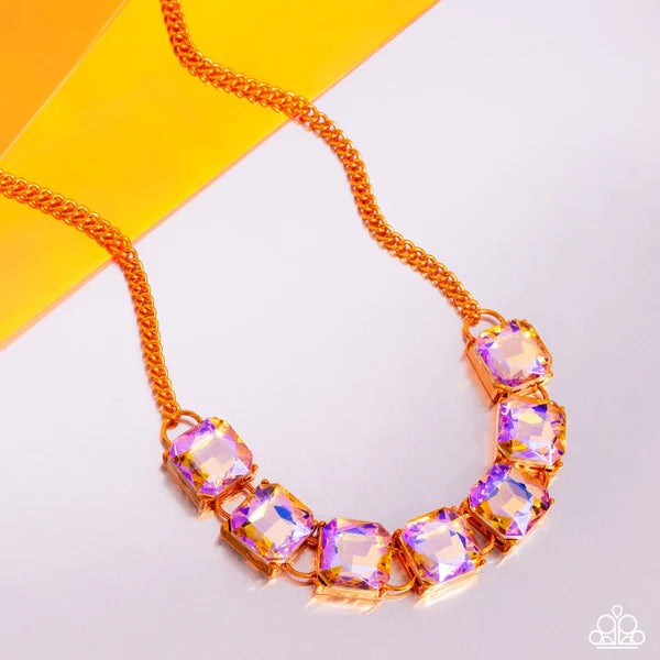 I SQUARE to Secrecy - Orange - by Paparazzi