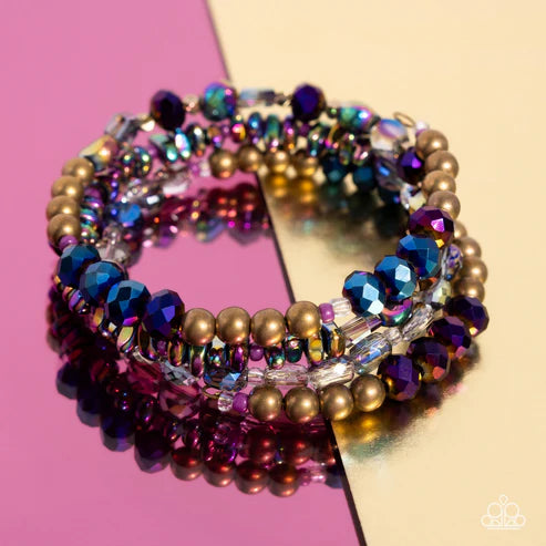 Impressive Infinity - Brass - by Paparazzi