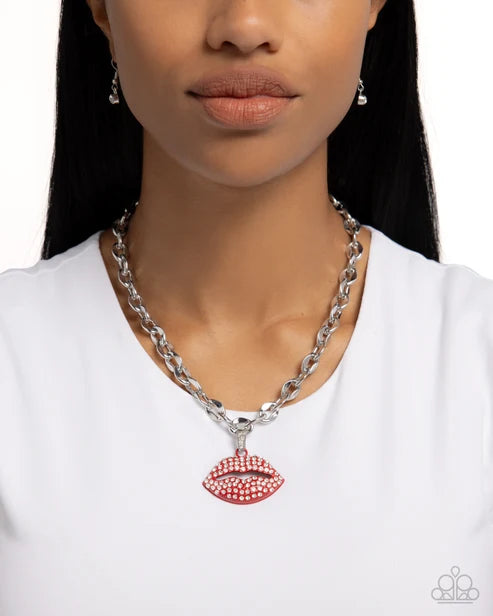 Keepsake Kisser - Red - by Paparazzi