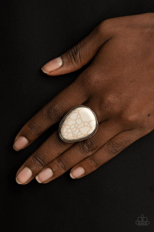 Marbled Mecca - White - by Paparazzi