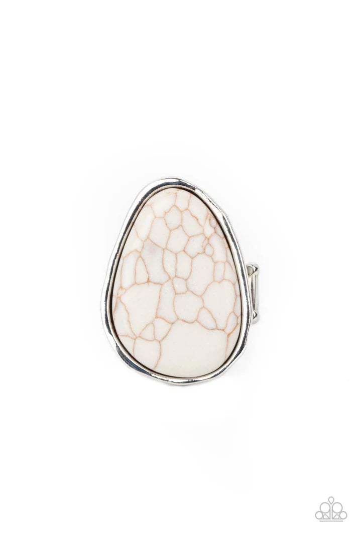 Marbled Mecca - White - by Paparazzi