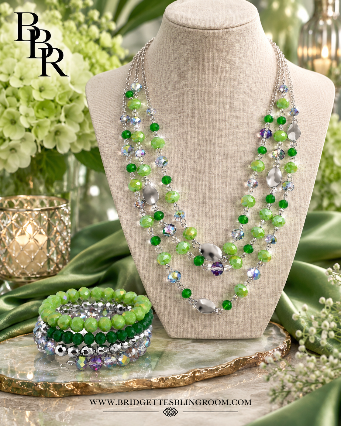 Radiant Makeover Set - Green - by Paparazzi