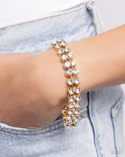 Once Upon a TIARA - Gold - by Paparazzi