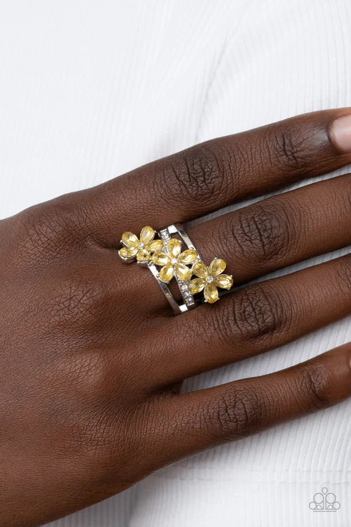 Posh Petals - Yellow - by Paparazzi