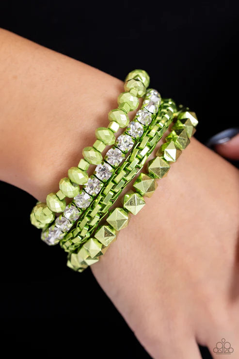 Punk Pattern - Green - by Paparazzi