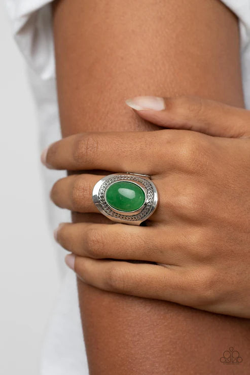 Rockable Refinement - Green - by Paparazzi