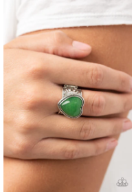 Stone Age Admirer - Green - By Paparazzi