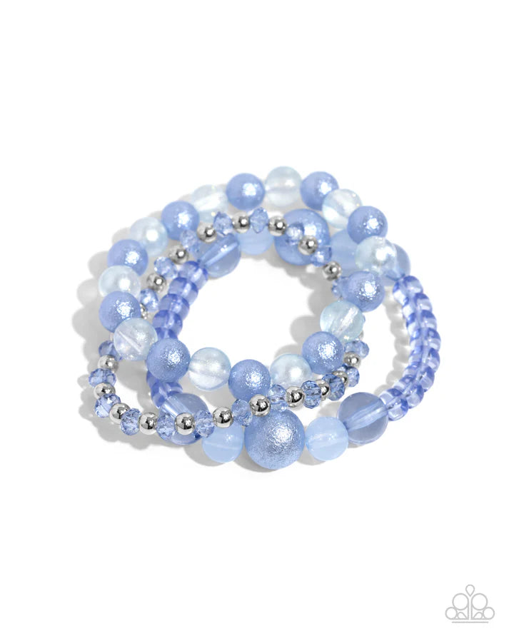 Shattered Stack - Blue - by Paparazzi