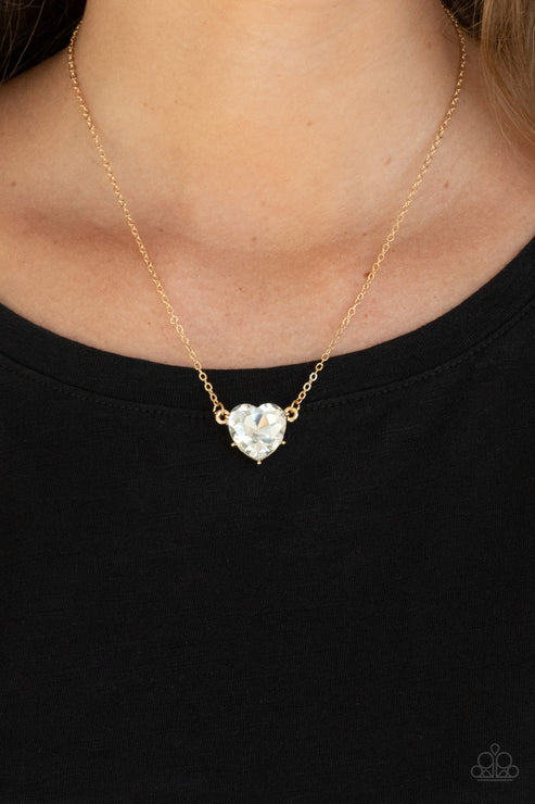 She Works Heart For the Money - Gold - by Paparazzi