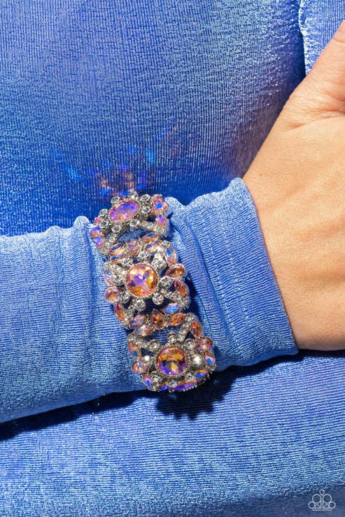 Shimmering Solo - Multi/Orage - by Paparazzi