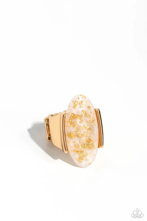 Shimmery Sovereign - White - by Paparazzi