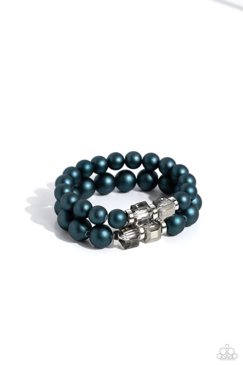 The Shopaholic Set - Blue - by Paparazzi