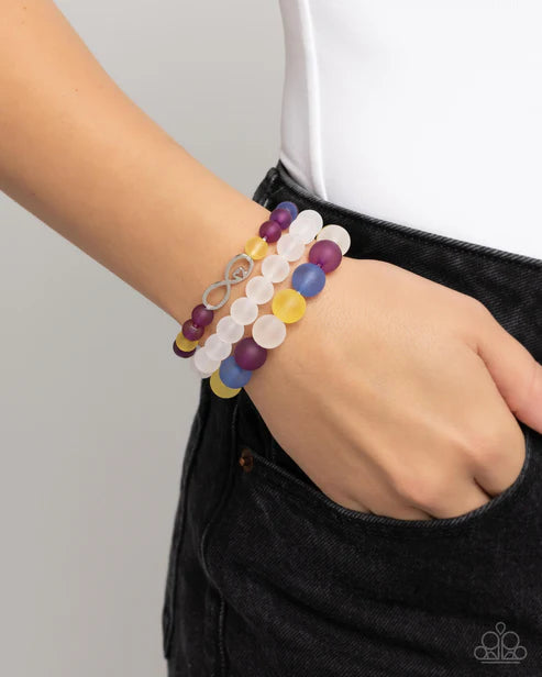 Simplistic Stack - Purple - by Paparazzi