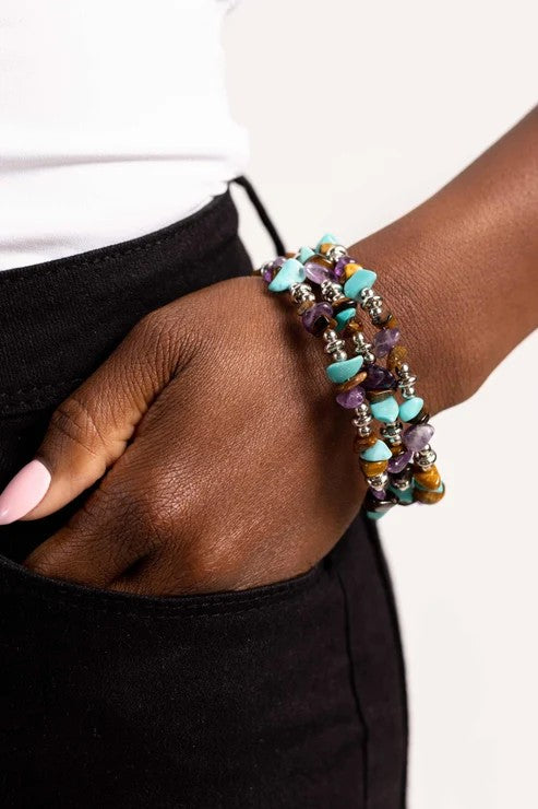 Stacking Stones - Brown - by Paparazzi