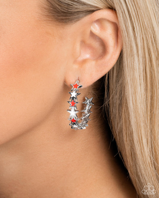 Star Spangled Statement  - Red - by Paparazzi