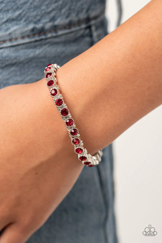 Starry Social - Red - by Paparazzi