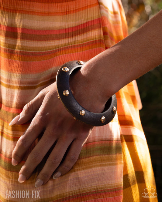 Sunshine Studs - Gold - July 26 Sunset Sightings Fashion Fix Bracelet