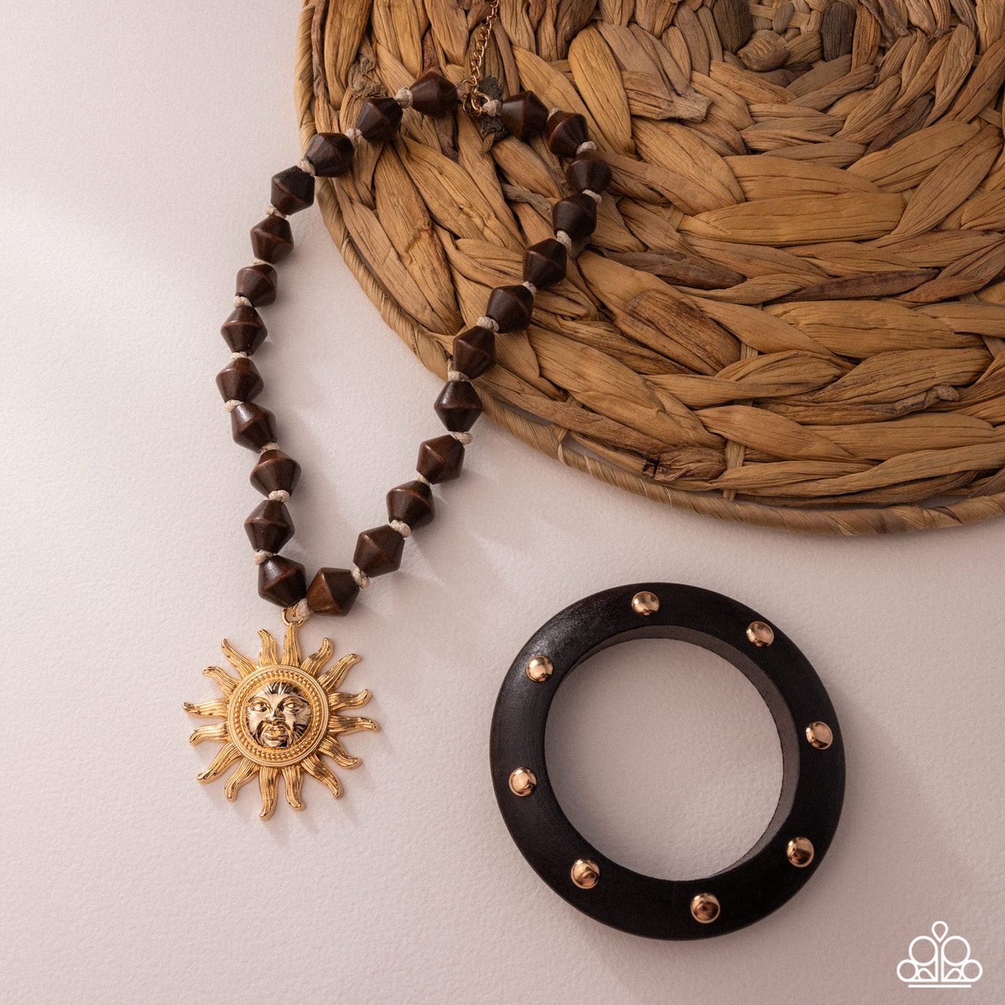 Relaxed Rays - Gold - July 26 Sunset Sightings Fashion Fix Necklace