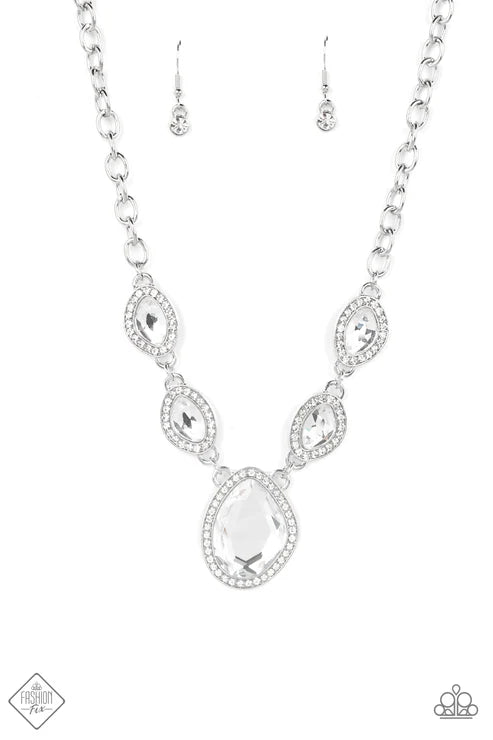 Upper Echelon Set - White - by Paparazzi