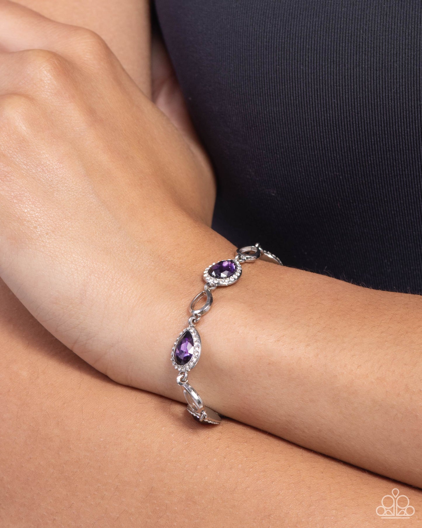 Timelessly Teary - Purple - by Paparazzi