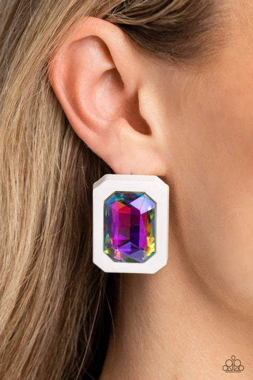 Edgy Emeralds - Multi - by Paparazzi