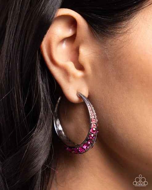 Embedded Edge - Pink - by Paparazzi