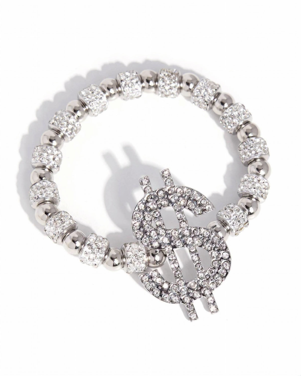 Wealthy Whimsey - White - Life of The Party Bracelet - by Paparazzi